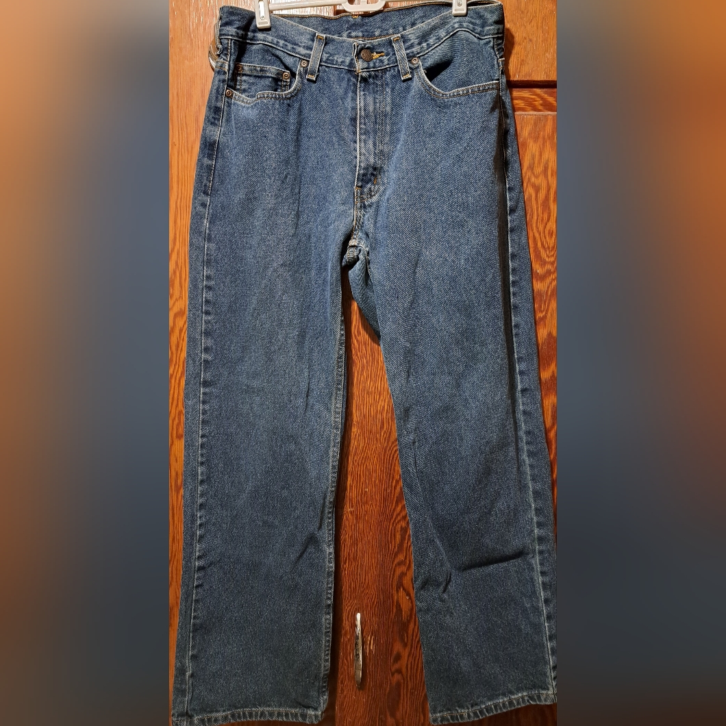 Classic Blue Relaxed Fit Fafed Glory Jeans For Men